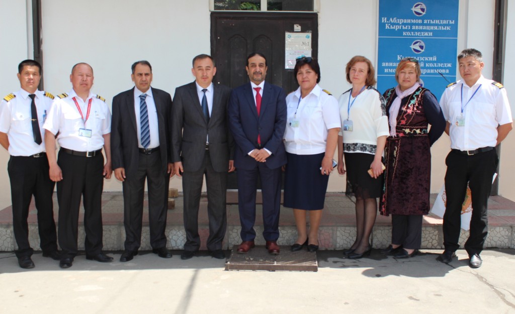 Делегация Катарского авиационного колледжа во главе с Генеральным директором шейхом Джабор бин Хамад Мохаммед Аль-Тани посетила Кыргызский авиационный институт.