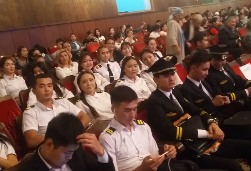 28 сентября 2018 года студенты Кыргызского авиационного института им. ...