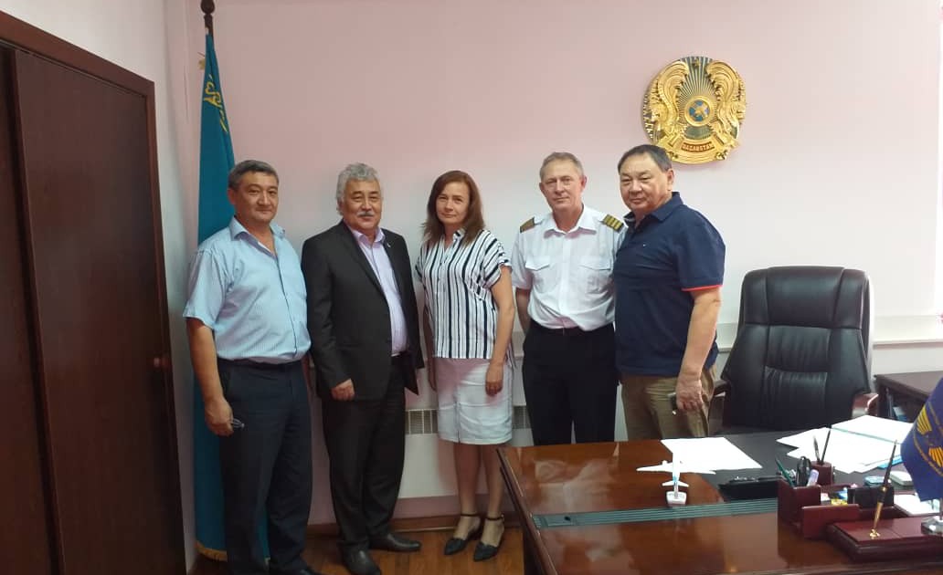 Заместитель директора по учебной работе Садовская О.А., с рабочим визитом посетила Академию Гражданской Авиации Республики Казахстан