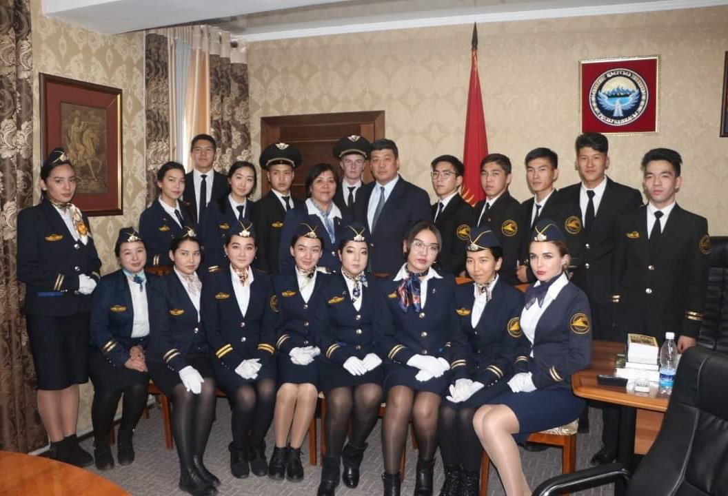 Студенты Кыргызского авиационного института 21.11.19 г по приглашению ...