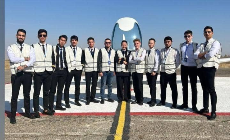 Авиационный центр «Бишкек вингс» выражает благодарность студентам КАИ за успешную производственную практику